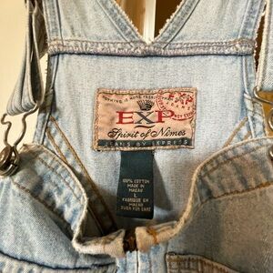 Denim overalls